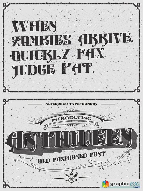 Antiqueen typeface