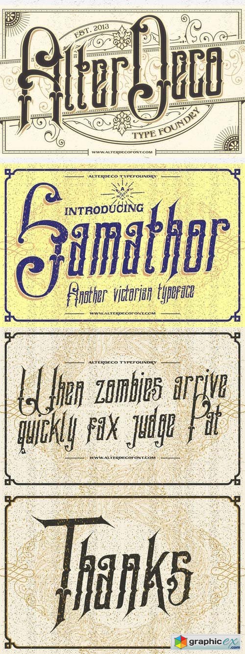 Samathor typeface