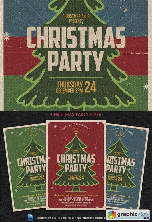 Christmas Party FLyer 458201