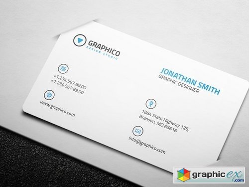Clean Corporate Business Card - 18