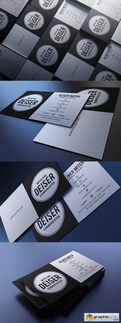 Black And White Business Card 268762