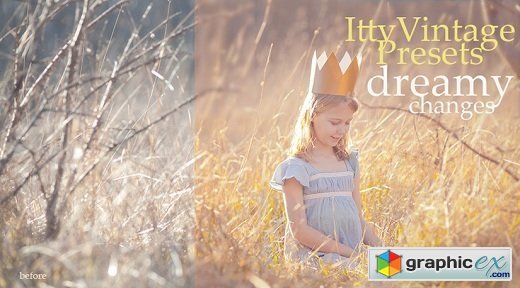 Itty Bitty Photoshop Actions & Lightroom Presets Collection