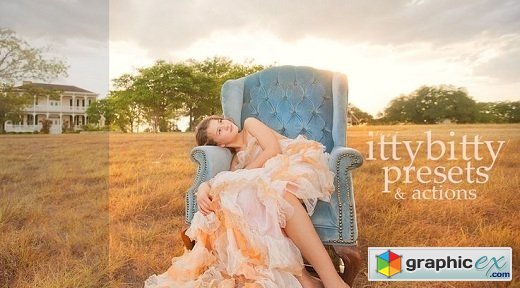 Itty Bitty Photoshop Actions & Lightroom Presets Collection