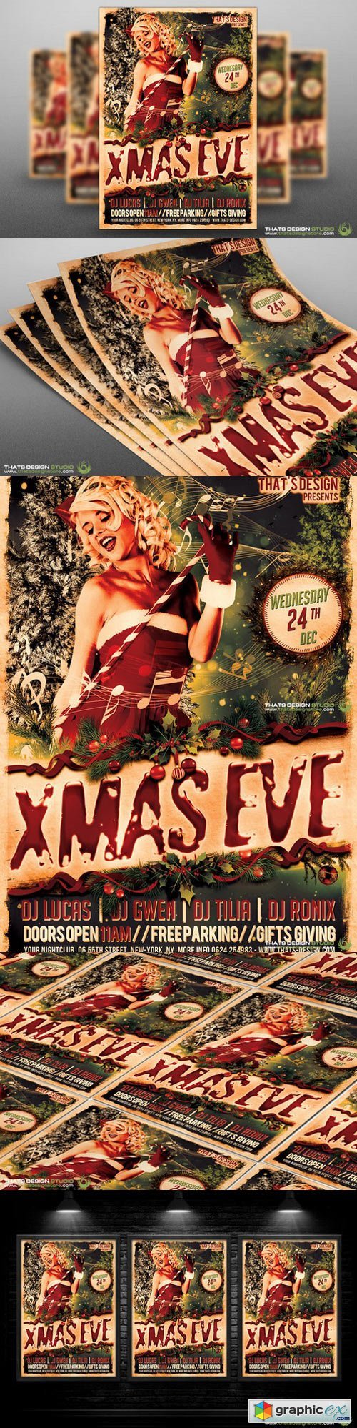 Christmas Eve Flyer Template V3