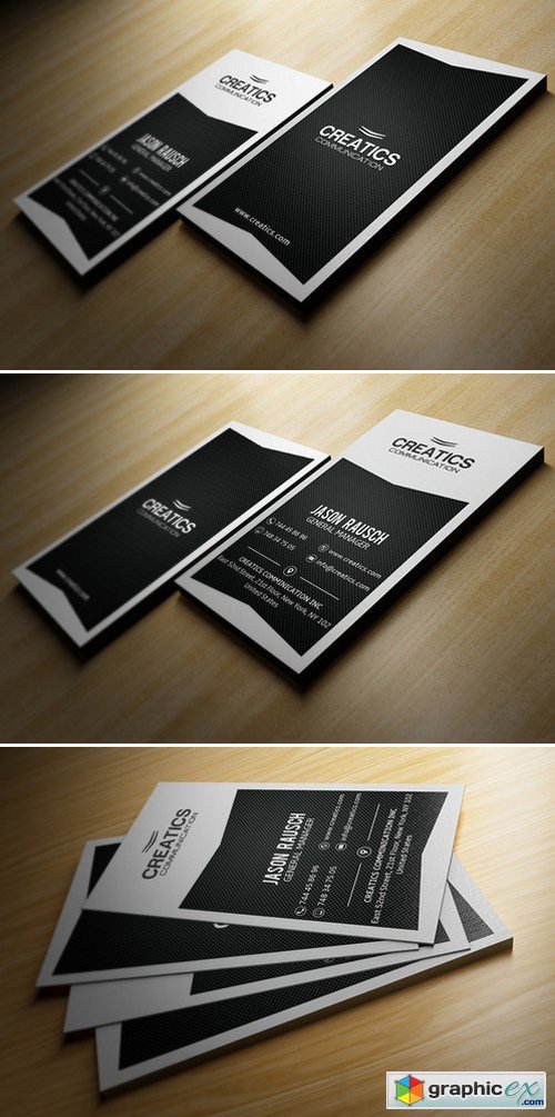 Black And White Business Card 191707
