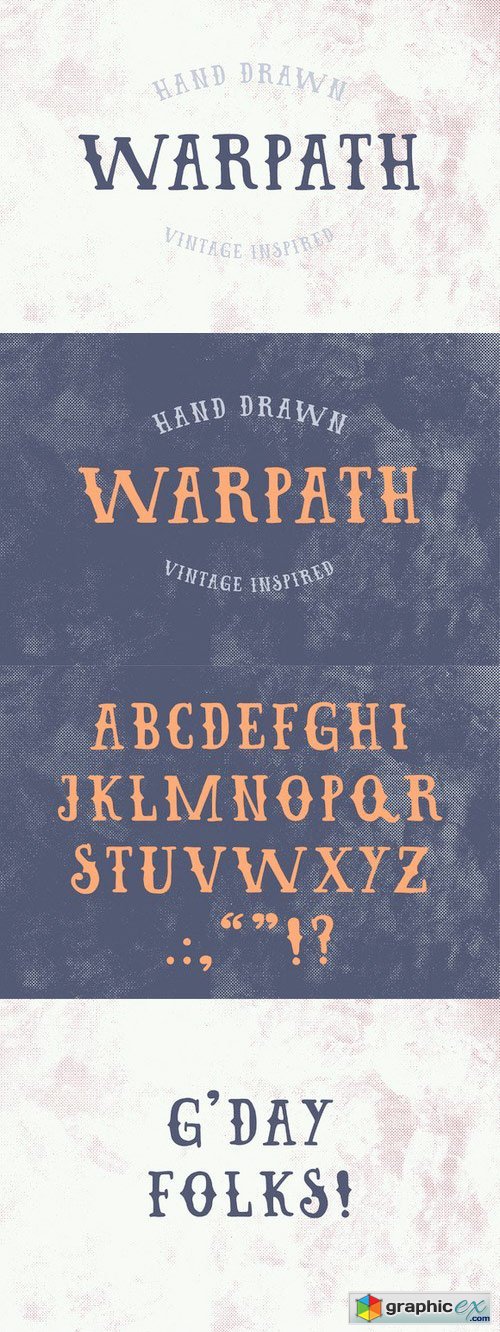 WARPATH Typeface