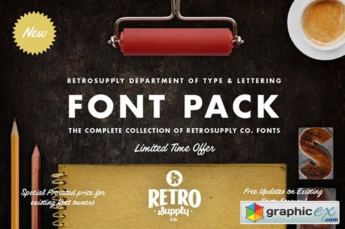 RetroSupply Font Pack