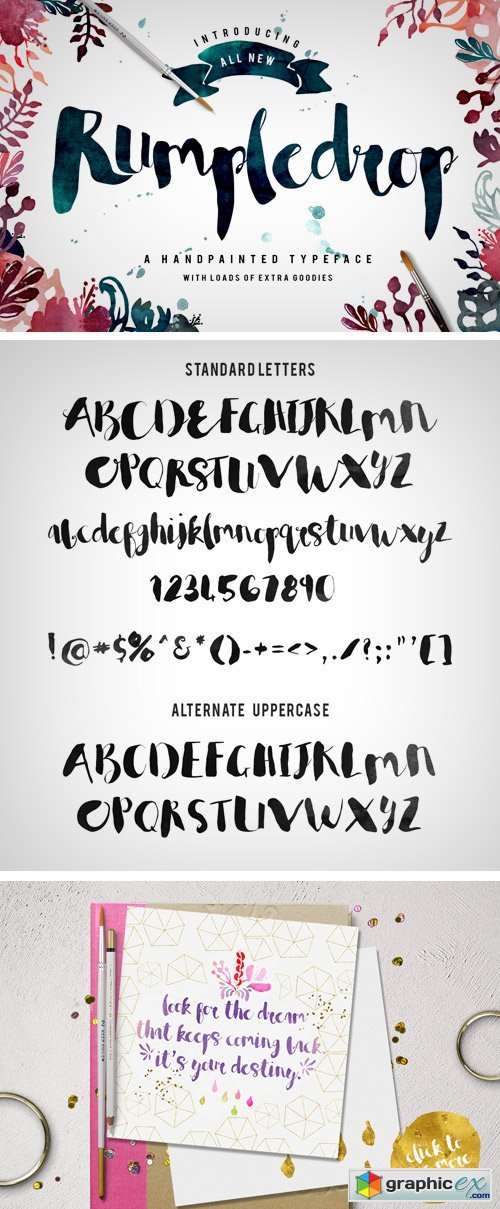 Rumpledrop Typeface Bundle