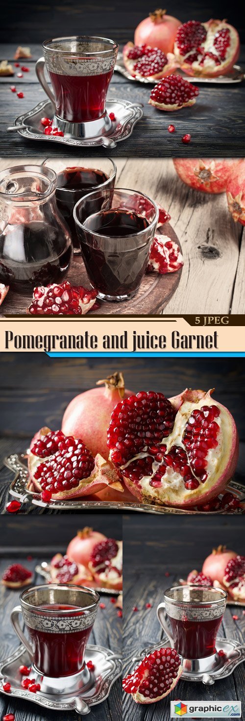 Pomegranate and juice Garnet
