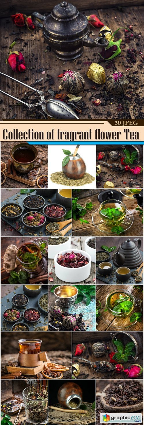 Collection of fragrant flower Tea