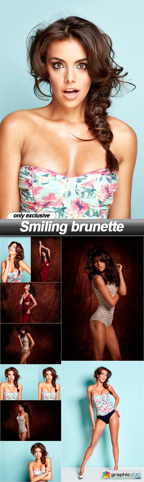 Smiling brunette - 10 UHQ JPEG