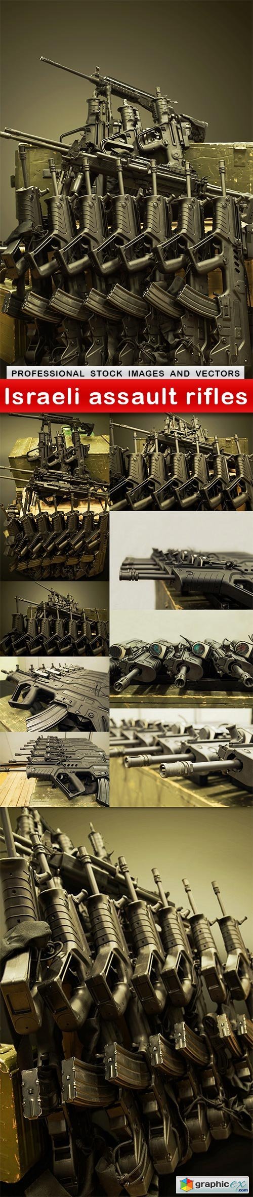 Israeli assault rifles - 10 UHQ JPEG