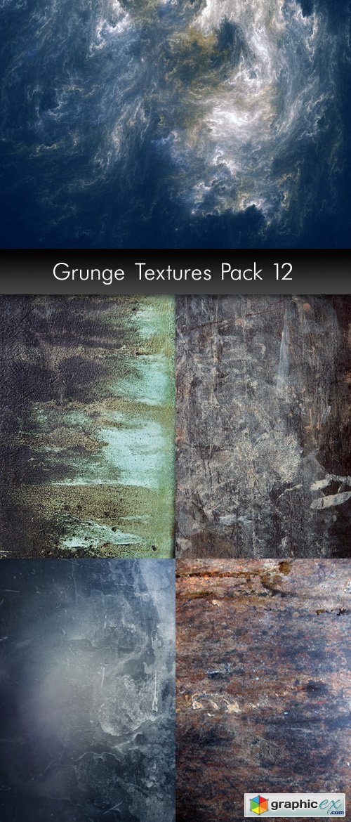 Grunge Stock Textures, pack 12