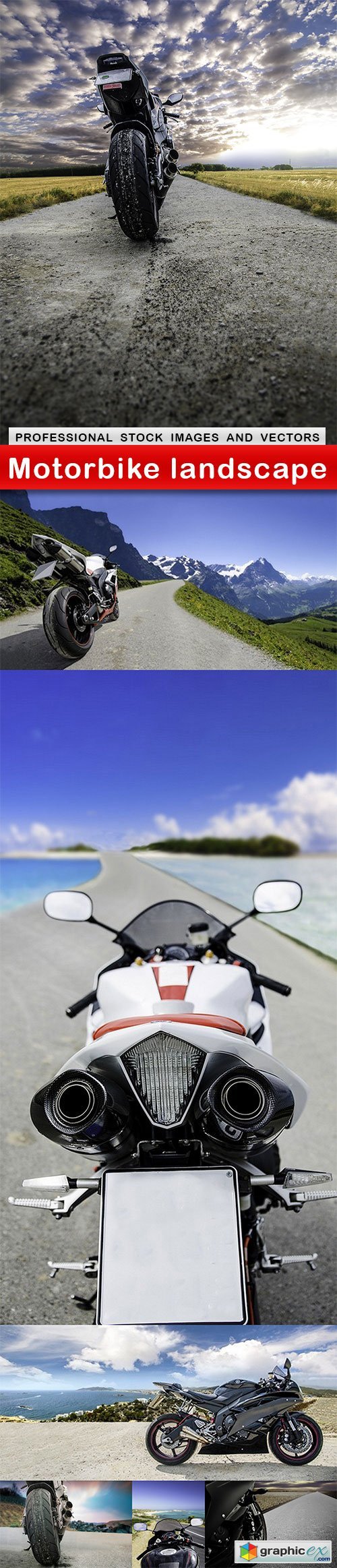 Motorbike landscape - 7 UHQ JPEG