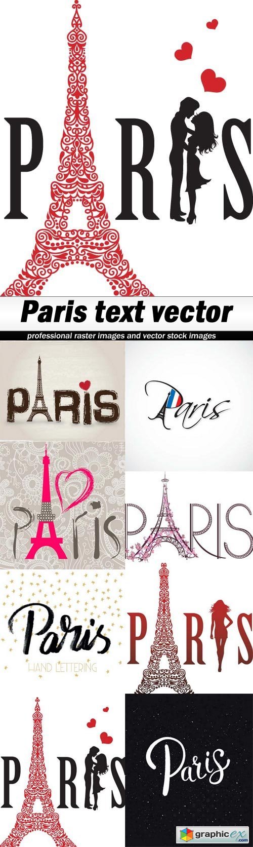 Paris text vector