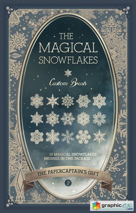 The Magical Snowflakes Custom Brush
