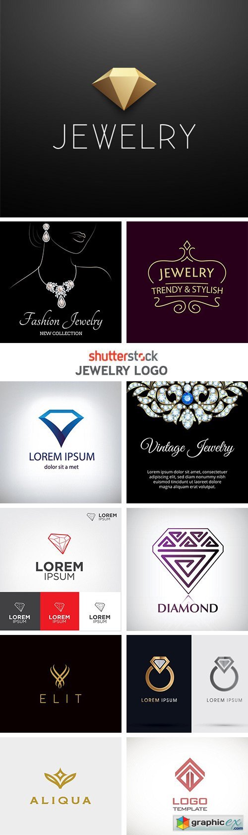 Jewelry Logo - 25xEPS