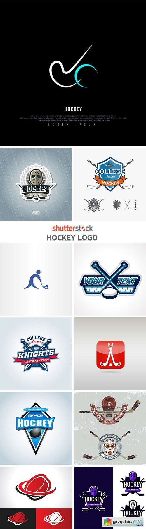 Hockey Logo - 25xEPS