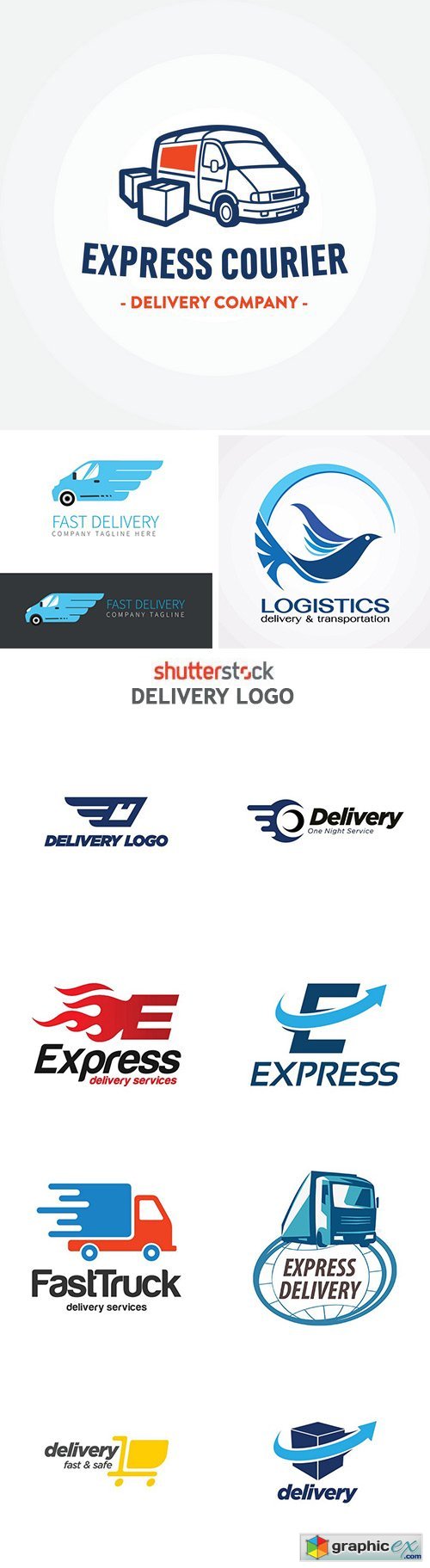 Delivery Logo - 25xEPS