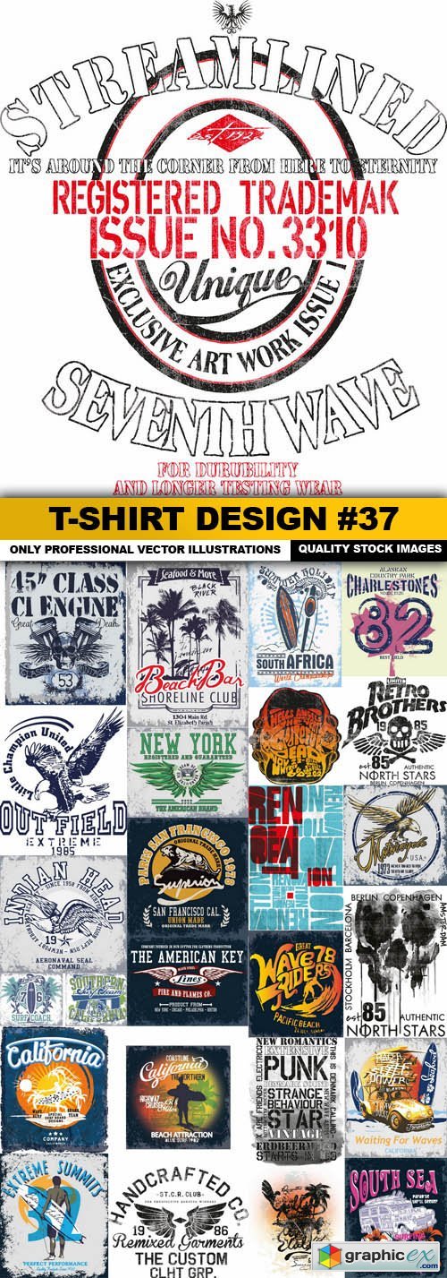 T-Shirt Design #37 - 25xEPS