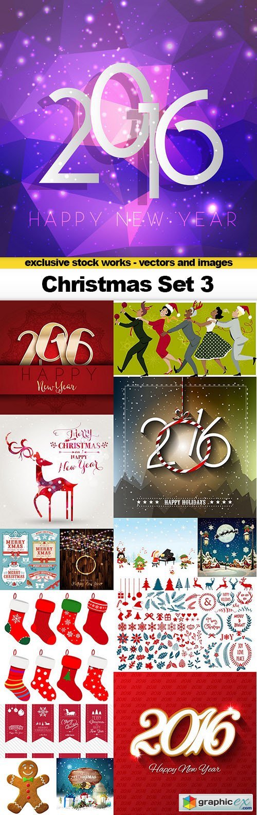 Christmas Set 3 - 15xEPS