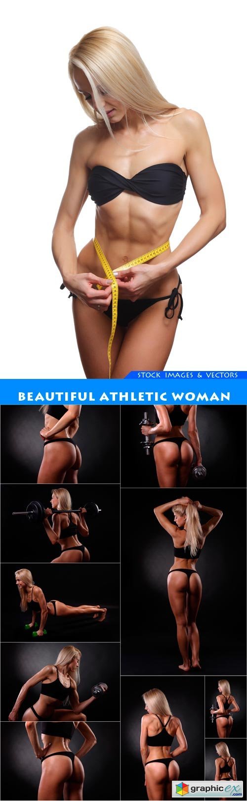 Beautiful athletic woman 11X JPEG