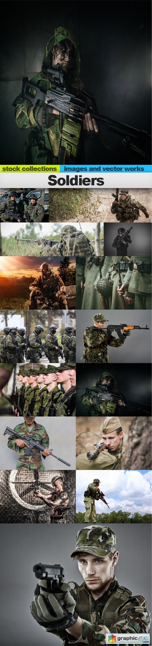 Soldiers, 15 x UHQ JPEG