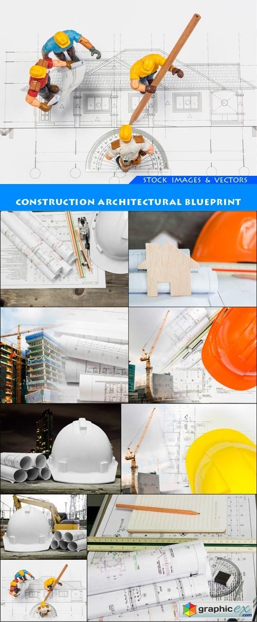 Construction architectural blueprint 9X JPEG
