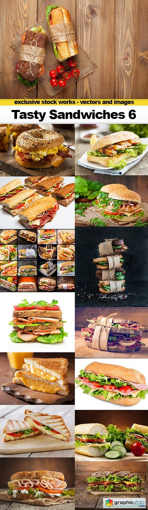 Tasty Sandwiches 6 - 15xUHQ JPEG