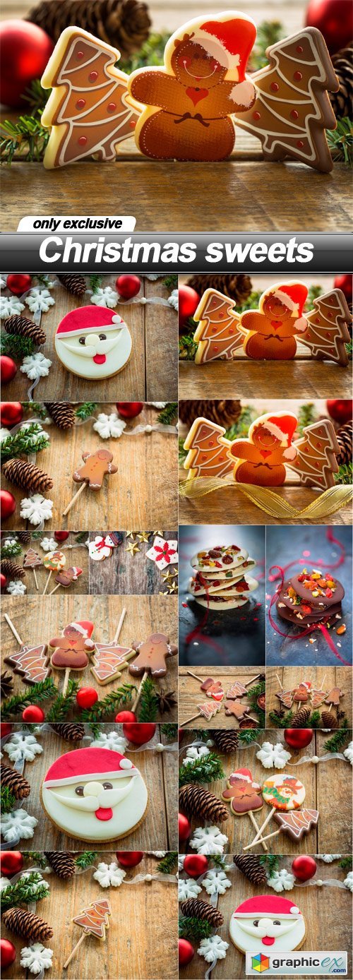 Christmas sweets - 15 UHQ JPEG