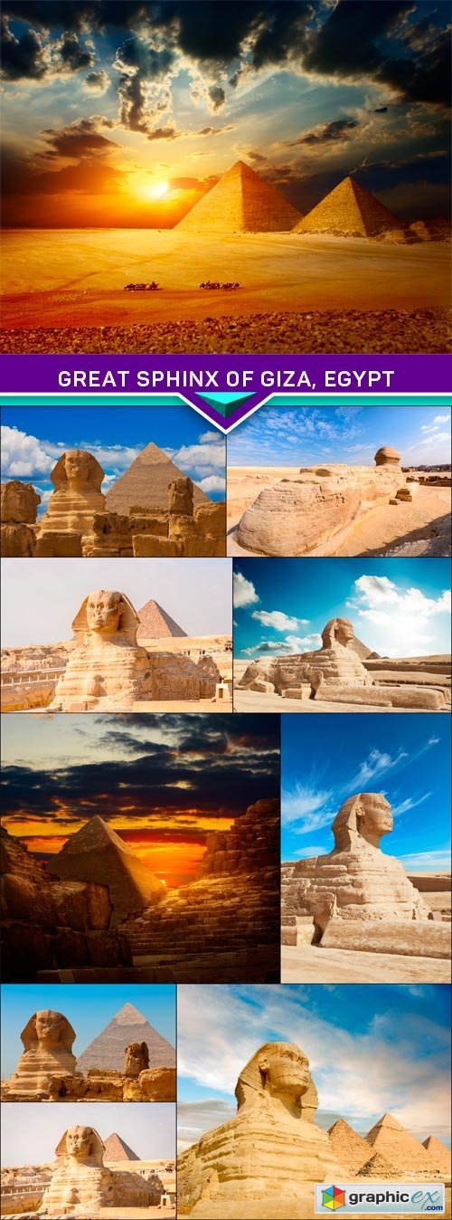 Great Sphinx of Giza, Egypt 10x JPEG