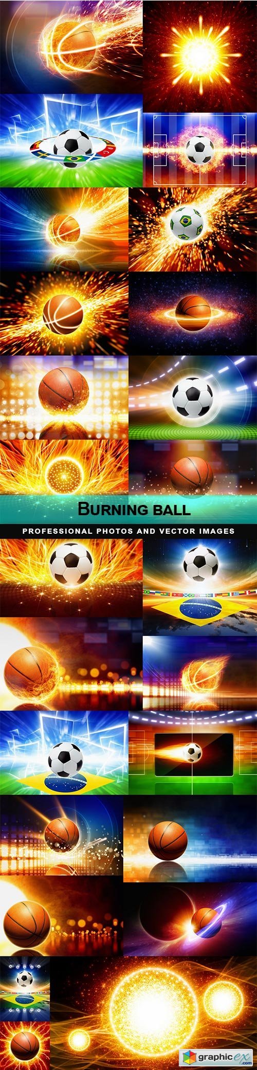 Burning ball