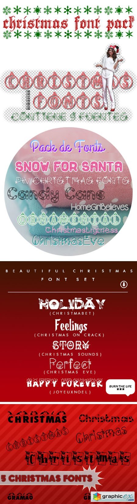 40 Beautiful Christmas Fonts