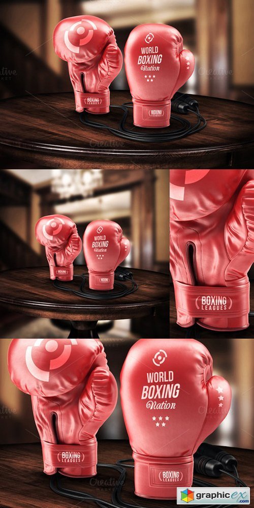 Boxing Gloves - Mockup