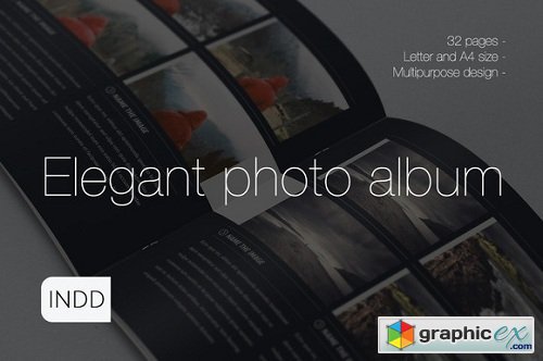 Elegant Photo Album A4 + Letter 90123
