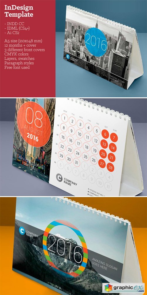 Desk Calendar 2016 (DC07)