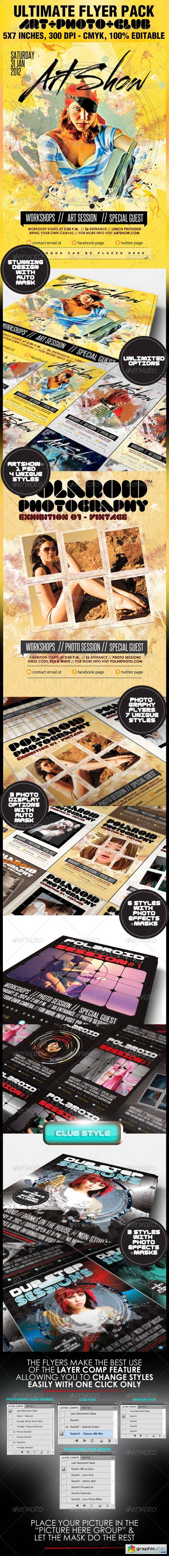 Art Photography & Club Flyers - The Ultimate Pack