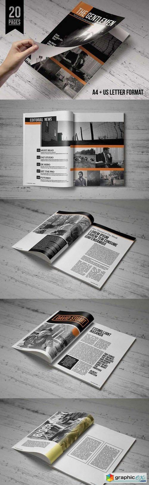 InDesign Magazine Template 82204