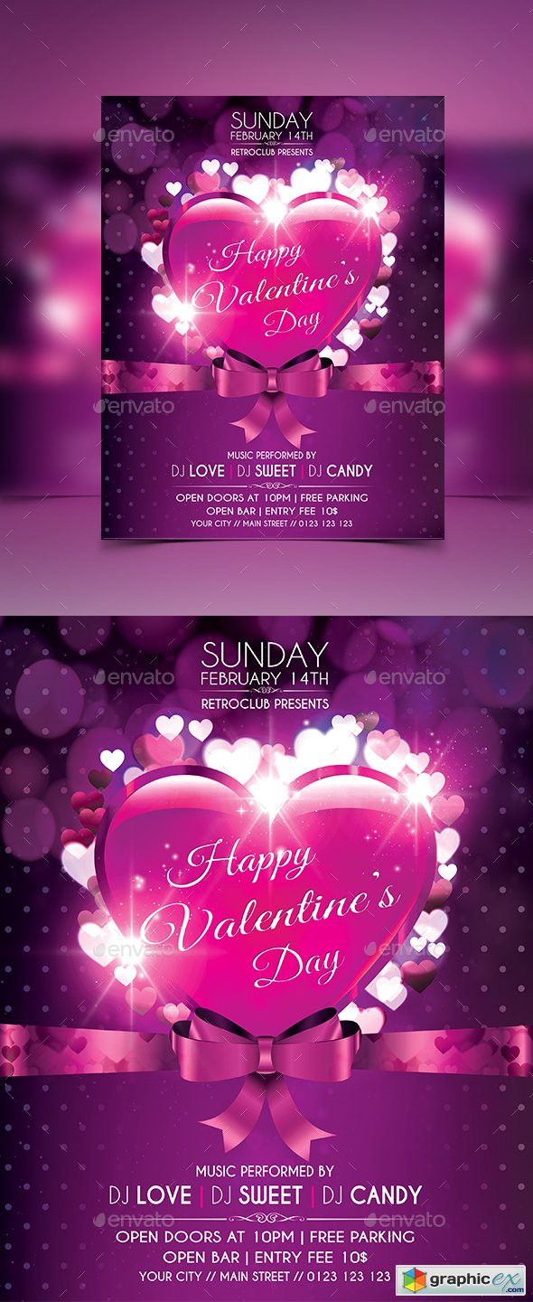 Valentine's Day Flyer 14401041