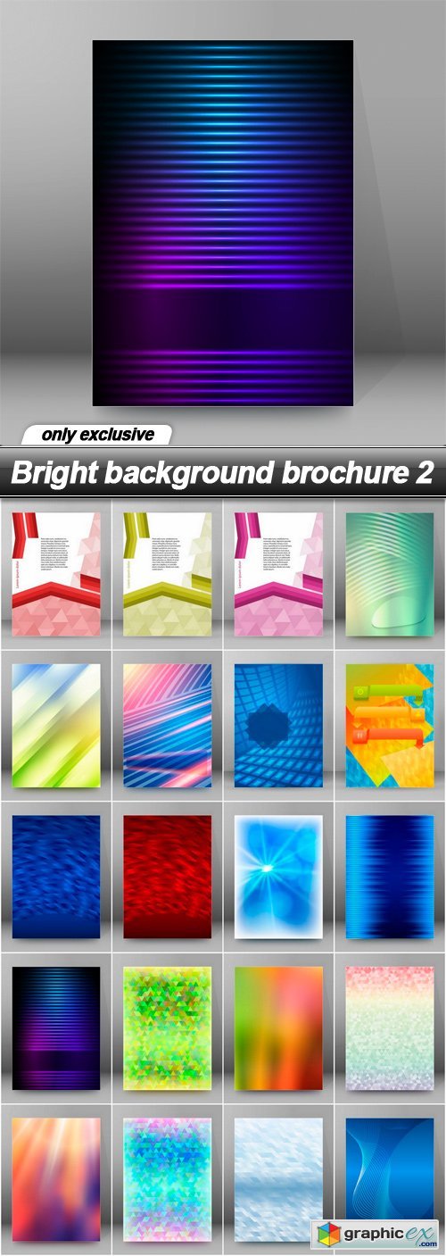 Bright background brochure 2 - 20 EPS