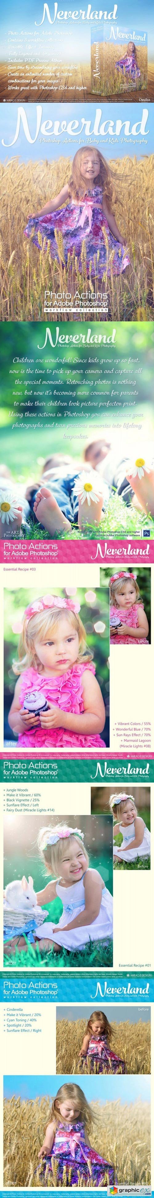 Actions for Photoshop / Neverland