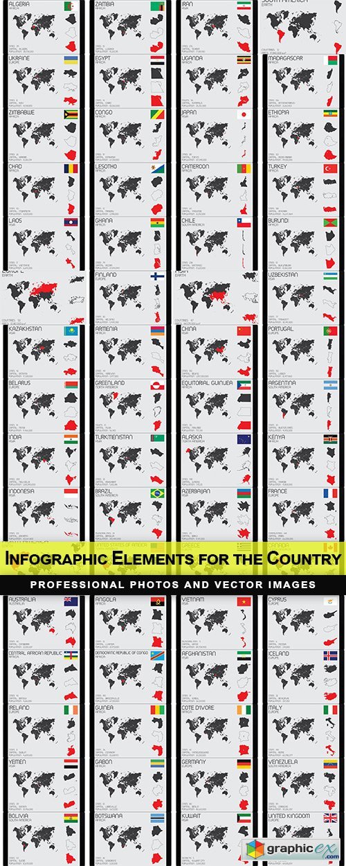 Infographic Elements for the Country