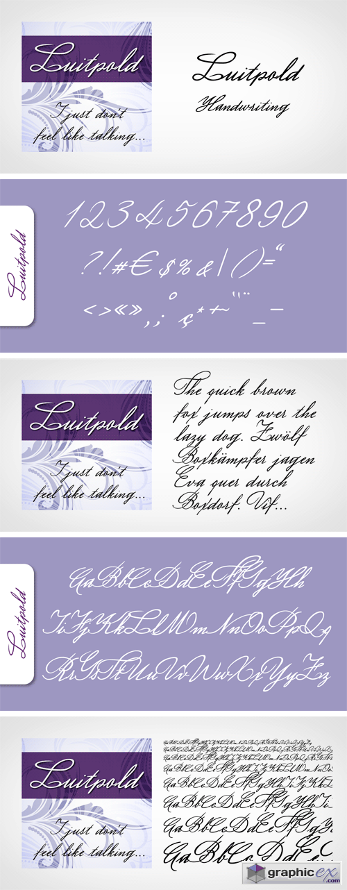 Luitpold Handwriting Font