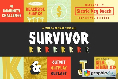 Survivor Display Font