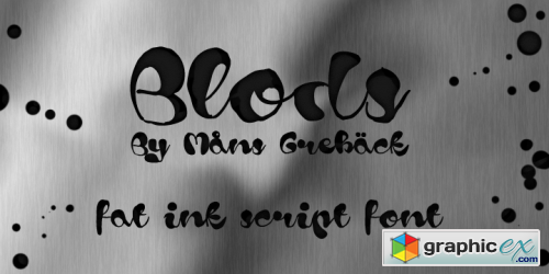  Blods Font