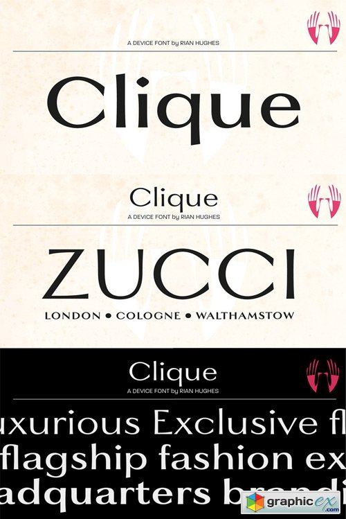 Clique Font Family 