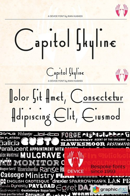 Capitol Skyline Font Family 