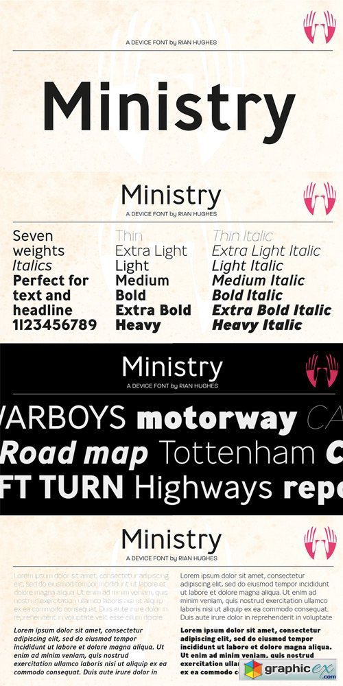 Ministry Font Family 
