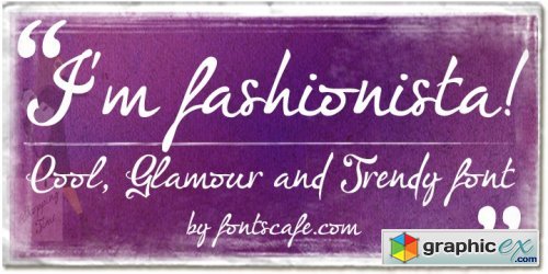 I'm Fashionista! Font