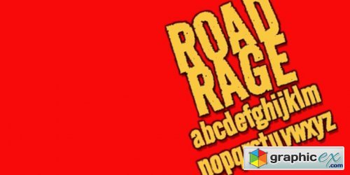  RoadRage Font